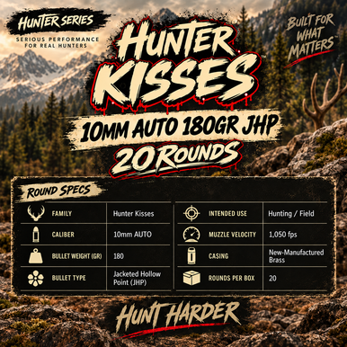 10mm Auto 180gr JHP Hunter