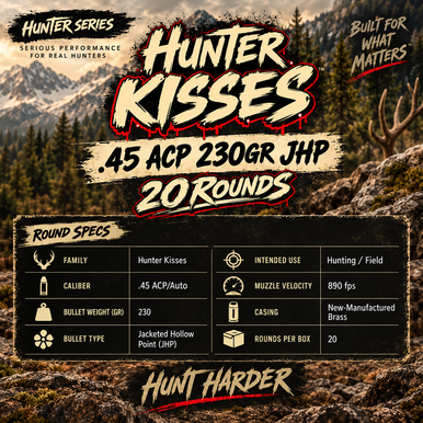 .45 ACP 230gr JHP Hunter
